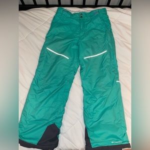 Columbia GIRL'S size Large (14-16) snow pants. Adjustable waist.